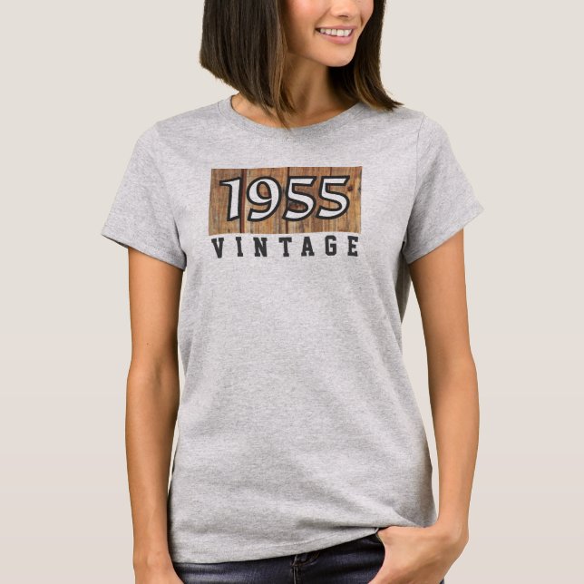 Geboren 1955 T-Shirt (Vorderseite)