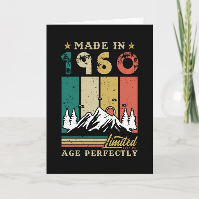 Geboren 1960 karte (Vorderseite)