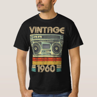 Geboren 1960 Radio Retro, 1960 Geburtstagsgeschenk T-Shirt