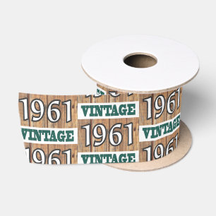 Geboren 1961 satinband