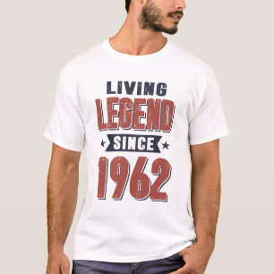 Geboren 1962 Geburtstag T-Shirt