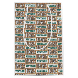 Geboren 1962 Mittelgeschenktasche Mittlere Geschenktüte