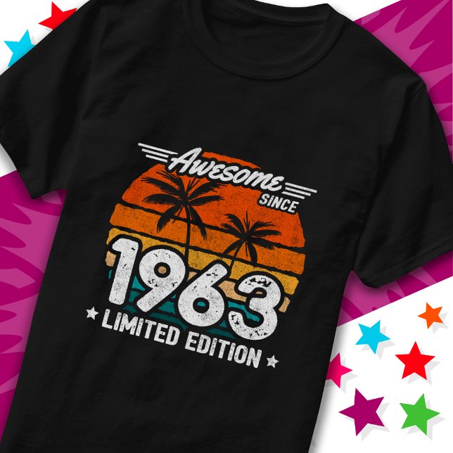 Geboren 1963 Limited Edition Retro Phantastisch se T-Shirt (Von Creator hochgeladen)