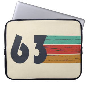 geboren 1963 Vintage Geburtstagsgeschenke Laptopschutzhülle