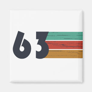 geboren 1963 Vintage Geburtstagsgeschenke Magnet