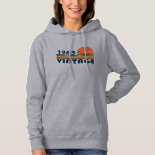 Geboren 1963 Vintager Geburtstag Hoodie