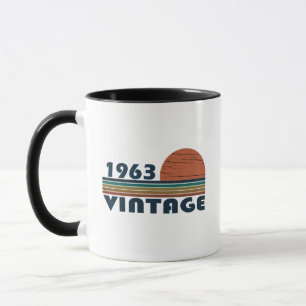 Geboren 1963 Vintager Geburtstag Tasse