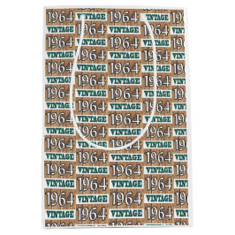 Geboren 1964 Mittelgeschenktasche Mittlere Geschenktüte