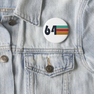 Geboren 1964 Vintage Geburtstag Button