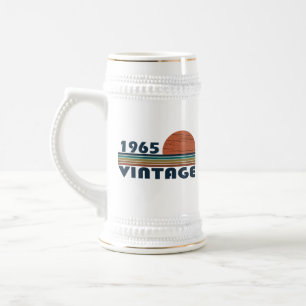 Geboren 1965 Vintage 60. Geburtstagsgeschenk Bierglas
