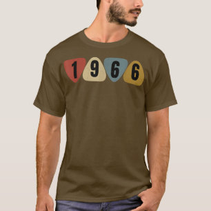 Geboren 1966 Gitarrist Plektrum Music Birthday T-Shirt