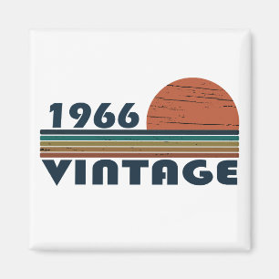 Geboren 1966 Vintager Geburtstag Magnet
