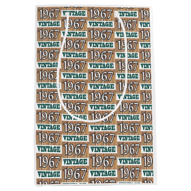 Geboren 1967 mittlere geschenktüte (Vorderseite)