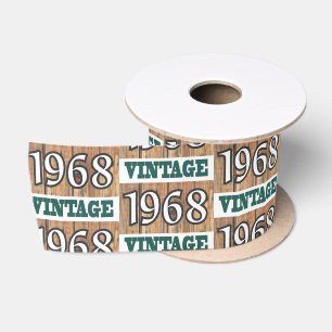 Geboren 1968 satinband