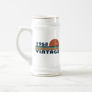 Geboren 1968 Vintager Geburtstag Bierglas