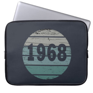 geboren 1968 Vintager Geburtstag Laptopschutzhülle