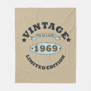 Geboren 1969 Vintage Geburtstagsgeschenke Fleecedecke