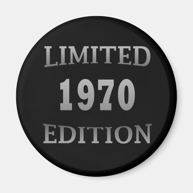 Geboren 1970 Geburtstag in limitierter Auflage Magnet (Vorne)