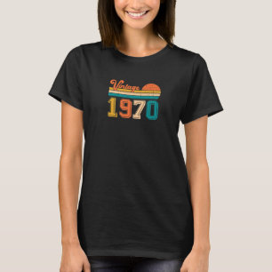 Geboren 1970 Geburtstag Retro Vintag 52. Geburtsta T-Shirt