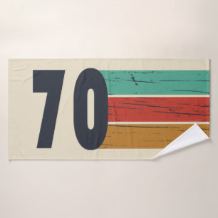 Geboren 1970 Vintage Geburtstagsgeschenke Badehandtuch