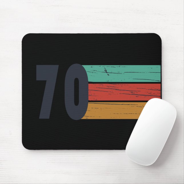Geboren 1970 Vintage Geburtstagsgeschenke Mousepad (Mit Mouse)