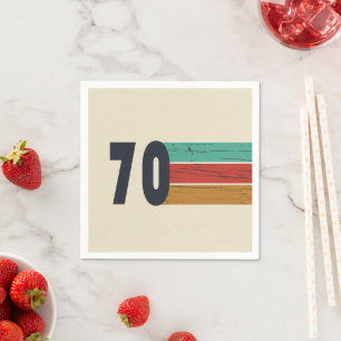 Geboren 1970 Vintager Geburtstag Serviette