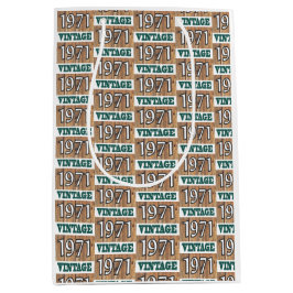 Geboren 1971 Mittelgeschenktasche Mittlere Geschenktüte