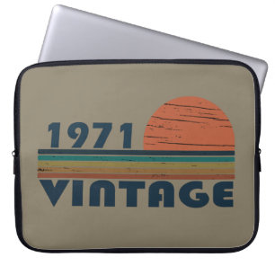 Geboren 1971 Vintager Geburtstag Laptopschutzhülle