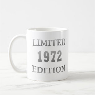 geboren 1972 Geburtstag in limitierter Auflage Kaffeetasse