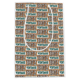 Geboren 1972 Mittelgeschenktasche Mittlere Geschenktüte