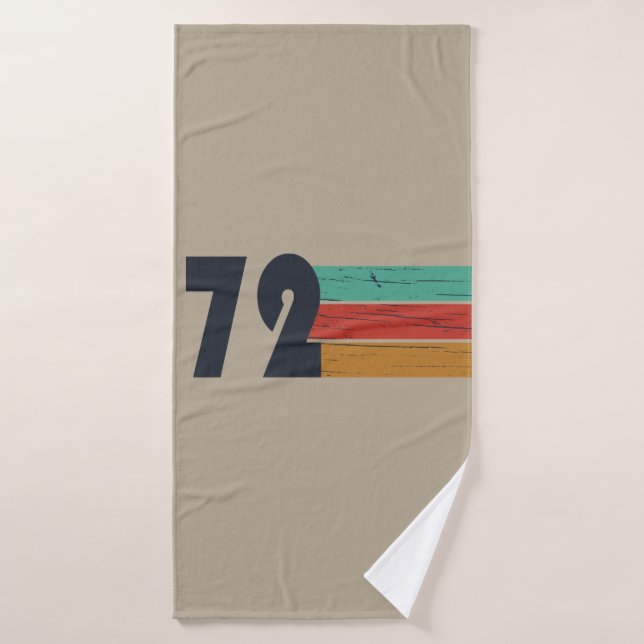 geboren 1972 Vintages Geburtstagsgeschenk Badehandtuch (Badehandtuch)