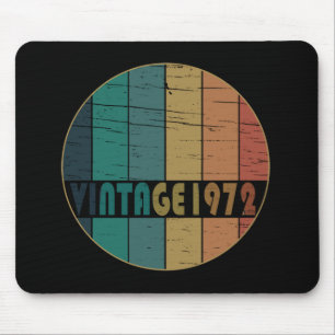 Geboren 1972 Vintages Geburtstagsgeschenk Mousepad
