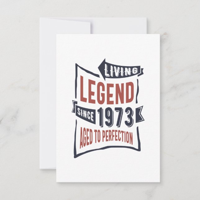 Geboren 1973 Geburtstag RSVP Karte (Vorderseite)