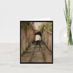 Geboren 1973 Geburtstagsspass Karte