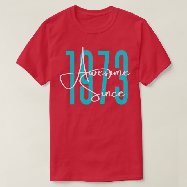 Geboren 1973 T-Shirt (Design vorne)
