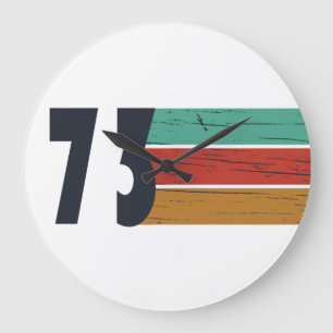 Geboren 1973 Vintage Geburtstagsgeschenke Große Wanduhr