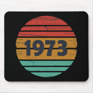 Geboren 1973 Vintage Geburtstagsgeschenke Mousepad