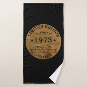 Geboren 1973 Vintager Geburtstag Badehandtuch