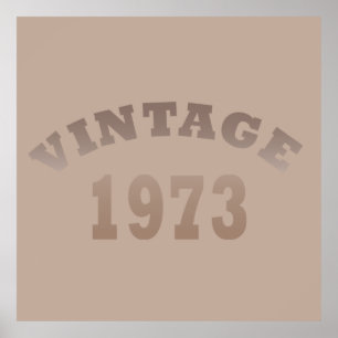 geboren 1973 Vintager Geburtstag Poster