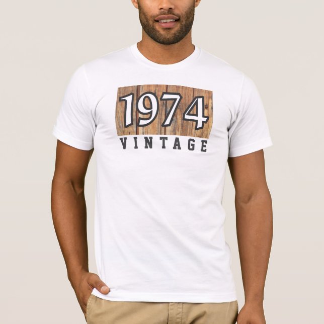 Geboren 1974 - 1974 Jahr der Geburt T - Shirt (Vorderseite)