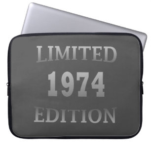 Geboren 1974 Geburtstagsgeschenk Laptopschutzhülle