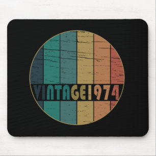 geboren 1974 Vintag 49. Geburtstag Mousepad