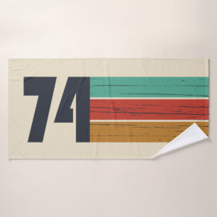 geboren 1974 Vintag 50. Geburtstagsgeschenk Badehandtuch