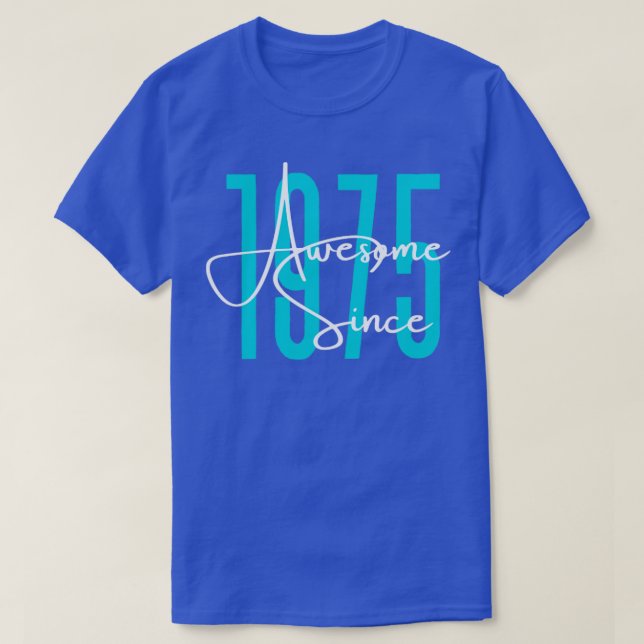 Geboren 1975 T-Shirt (Design vorne)