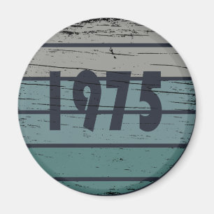 Geboren 1975 Vintag 50. Geburtstagsgeschenk Magnet