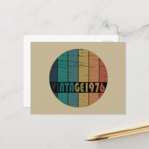 Geboren 1976 Vintager Geburtstag Feiertagspostkarte