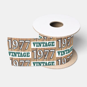 Geboren 1977 satinband