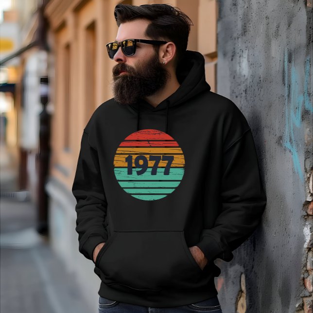 Geboren 1977 Vintage Geburtstagsgeschenke Hoodie (Von Creator hochgeladen)