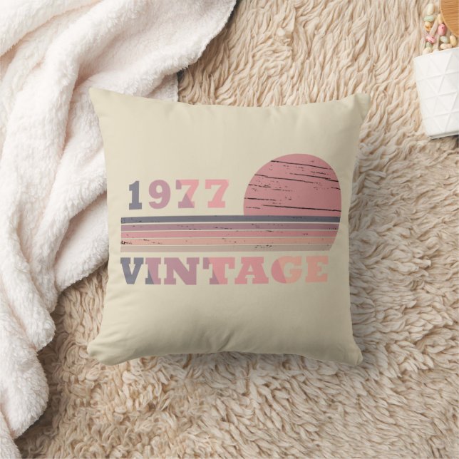geboren 1977 Vintage Geburtstagsgeschenke Kissen (Decke)