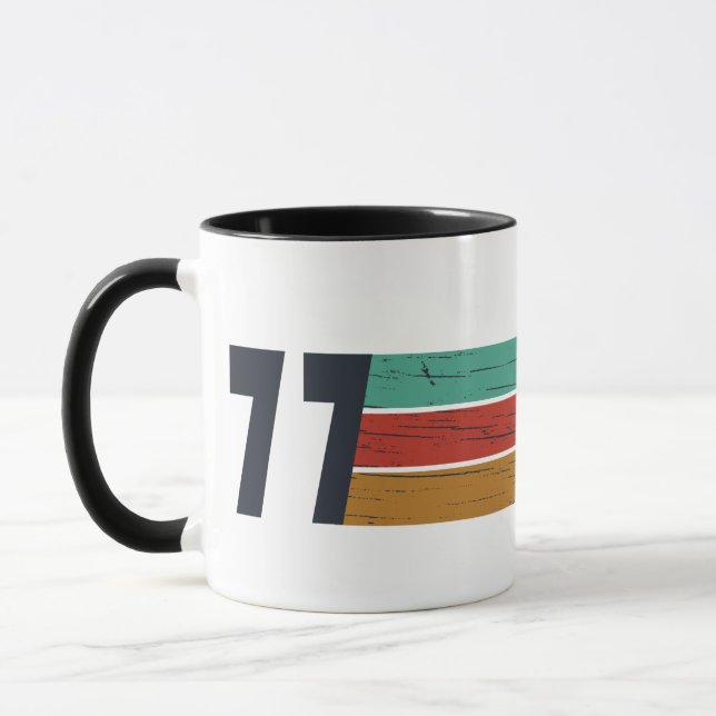 Geboren 1977 Vintage Geburtstagsgeschenke Tasse (Links)